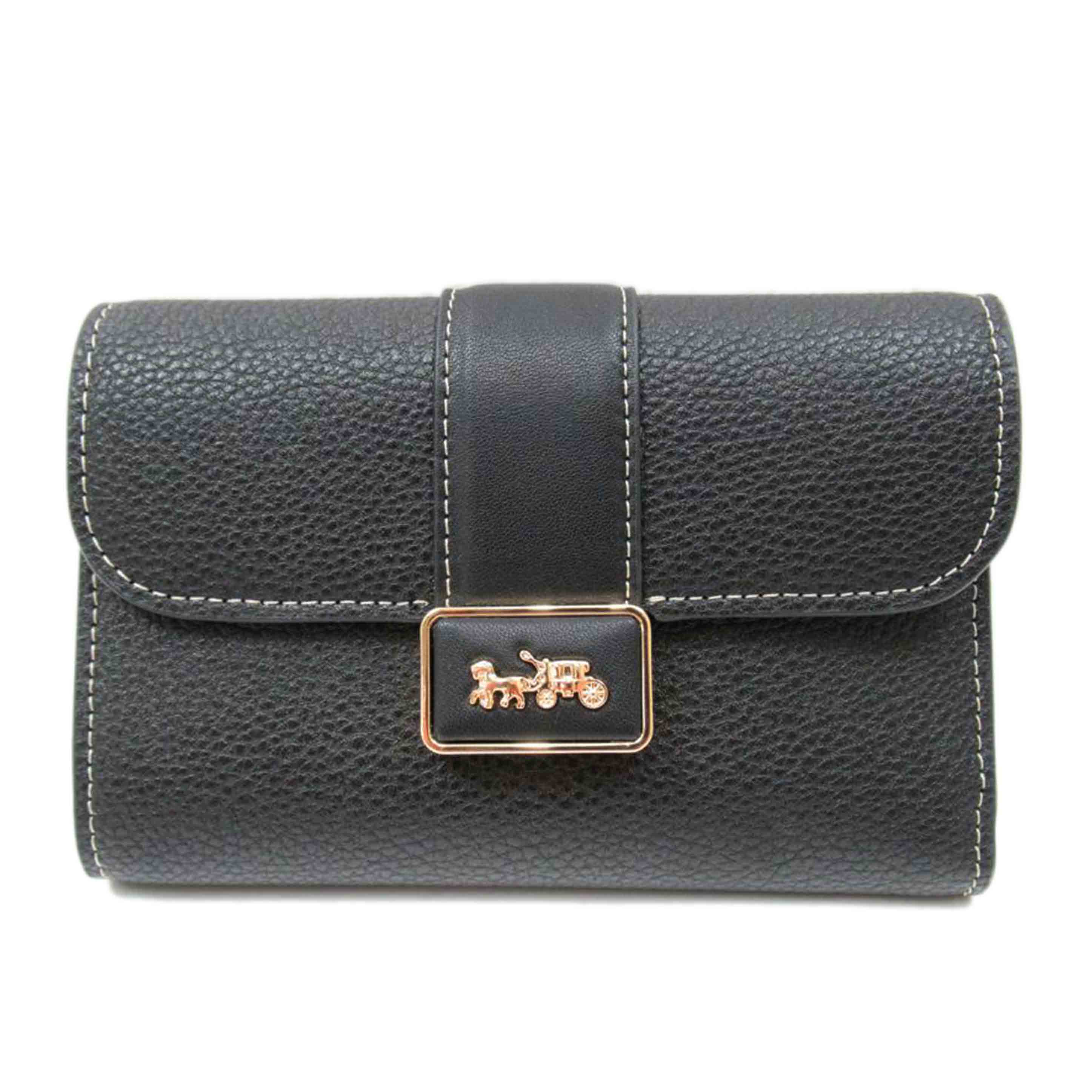 COACH/三つ折り財布/レザー/CC059//F22**/ABランク/63