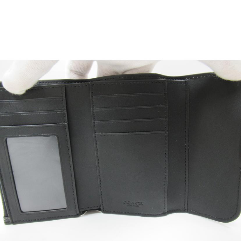 COACH/三つ折り財布/レザー/CC059//F22**/ABランク/63