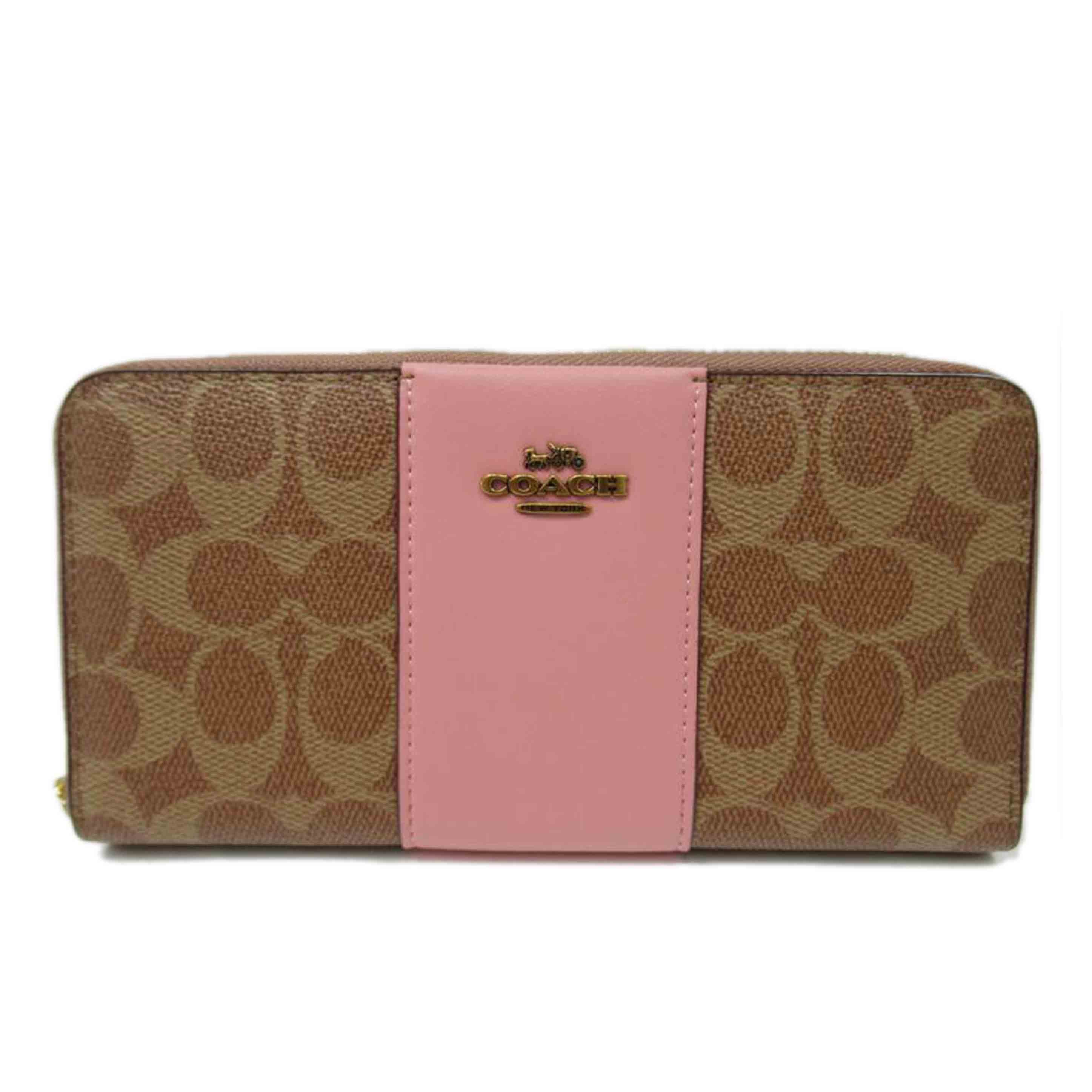 COACH/ラウンドファスナー長財布/シグネチャー/F31546//173*/ABランク/63