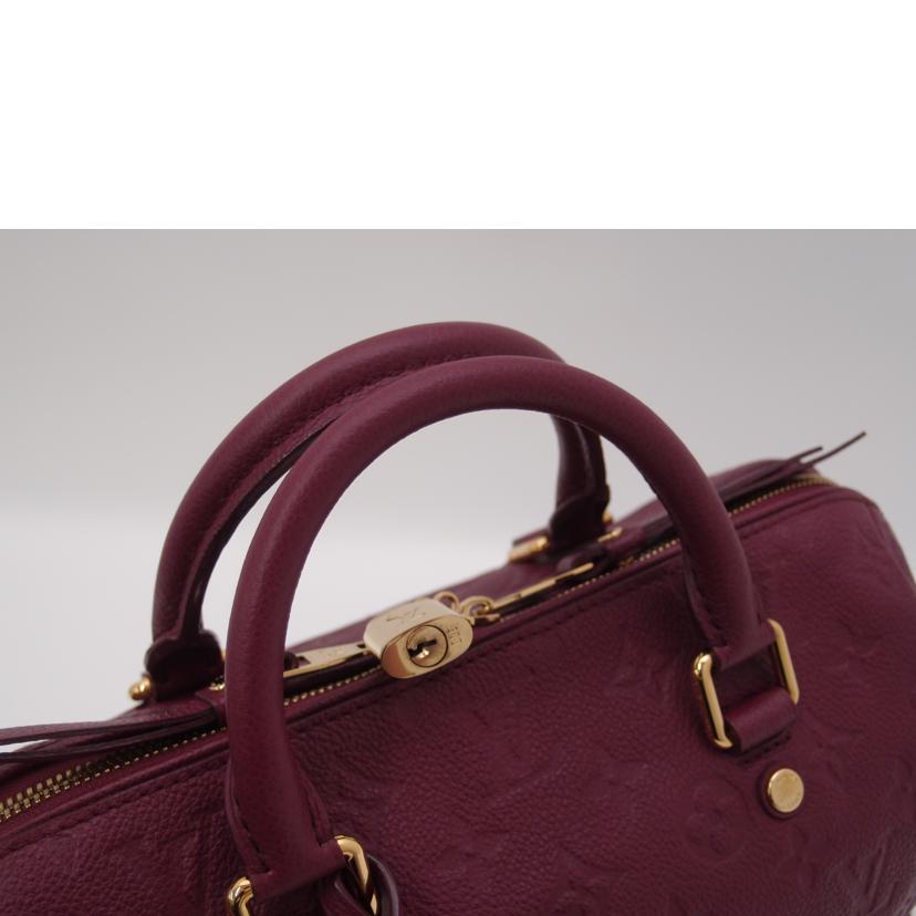 LV ルイ・ヴィトン モノグラム ハンドバッグ ボストン 2way ショルダー 斜め掛け 肩掛け レザー パープル系/スピーディ・バンドリエール25/アンプラント/オロール/M40764//SP2162/SAランク/69