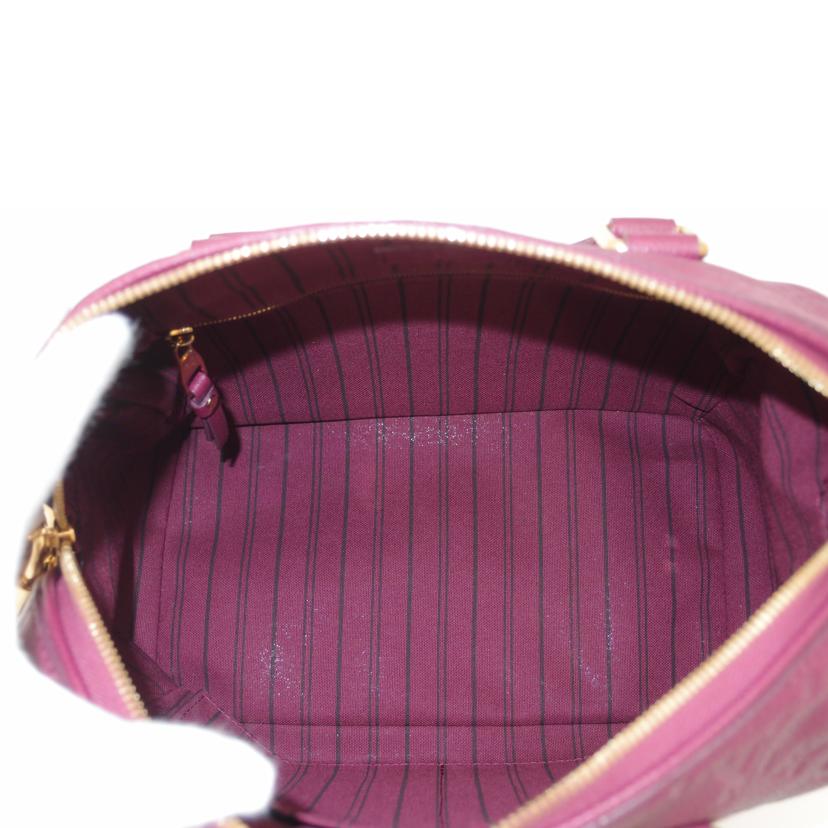 LV ルイ・ヴィトン モノグラム ハンドバッグ ボストン 2way ショルダー 斜め掛け 肩掛け レザー パープル系/スピーディ・バンドリエール25/アンプラント/オロール/M40764//SP2162/SAランク/69