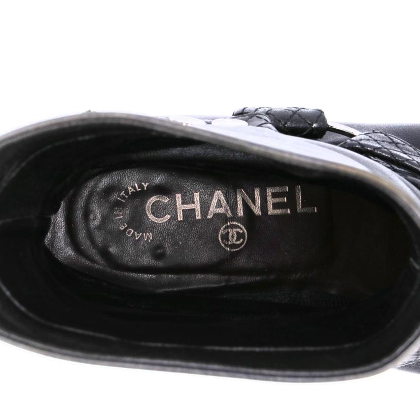 CHANEL CHANEL /マトラッセステッチレザーブーツ/約24cm//Bランク/75