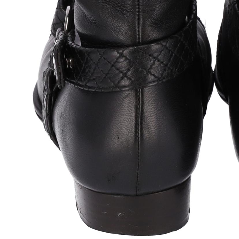 CHANEL CHANEL /マトラッセステッチレザーブーツ/約24cm//Bランク/75