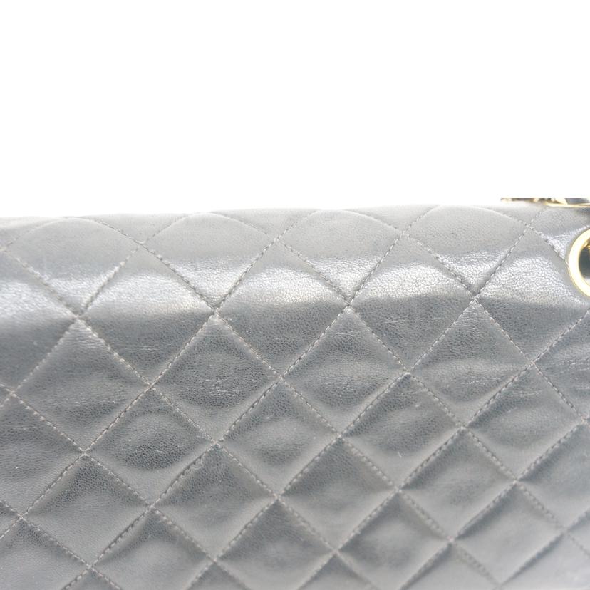 CHANEL シャネル/マトラッセWフラップチェーン/ラムスキン/黒/A01112//4179925/Bランク/09
