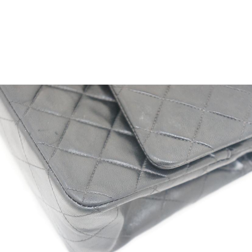 CHANEL シャネル/マトラッセWフラップチェーン/ラムスキン/黒/A01112//4179925/Bランク/09