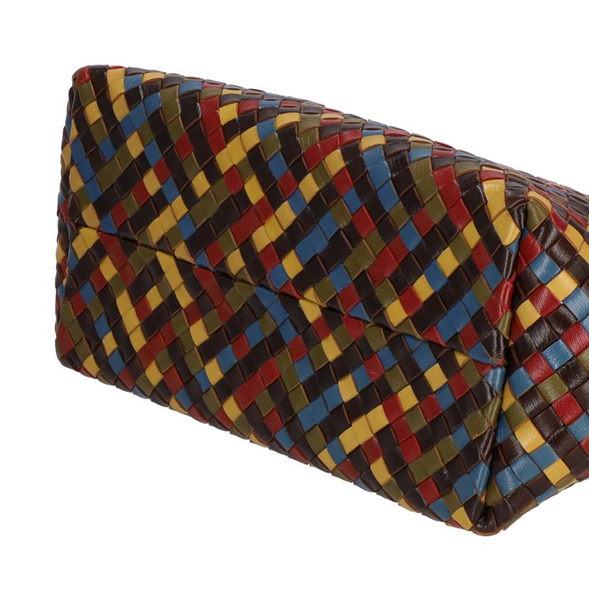 BOTTEGA ボッテガヴェネタ BOTTEGAVENETA カバPM トートバッグ イントレチャート レザー マルチカラー レディース/イントレ カバPM/マルチカラー/141498//ABランク/37