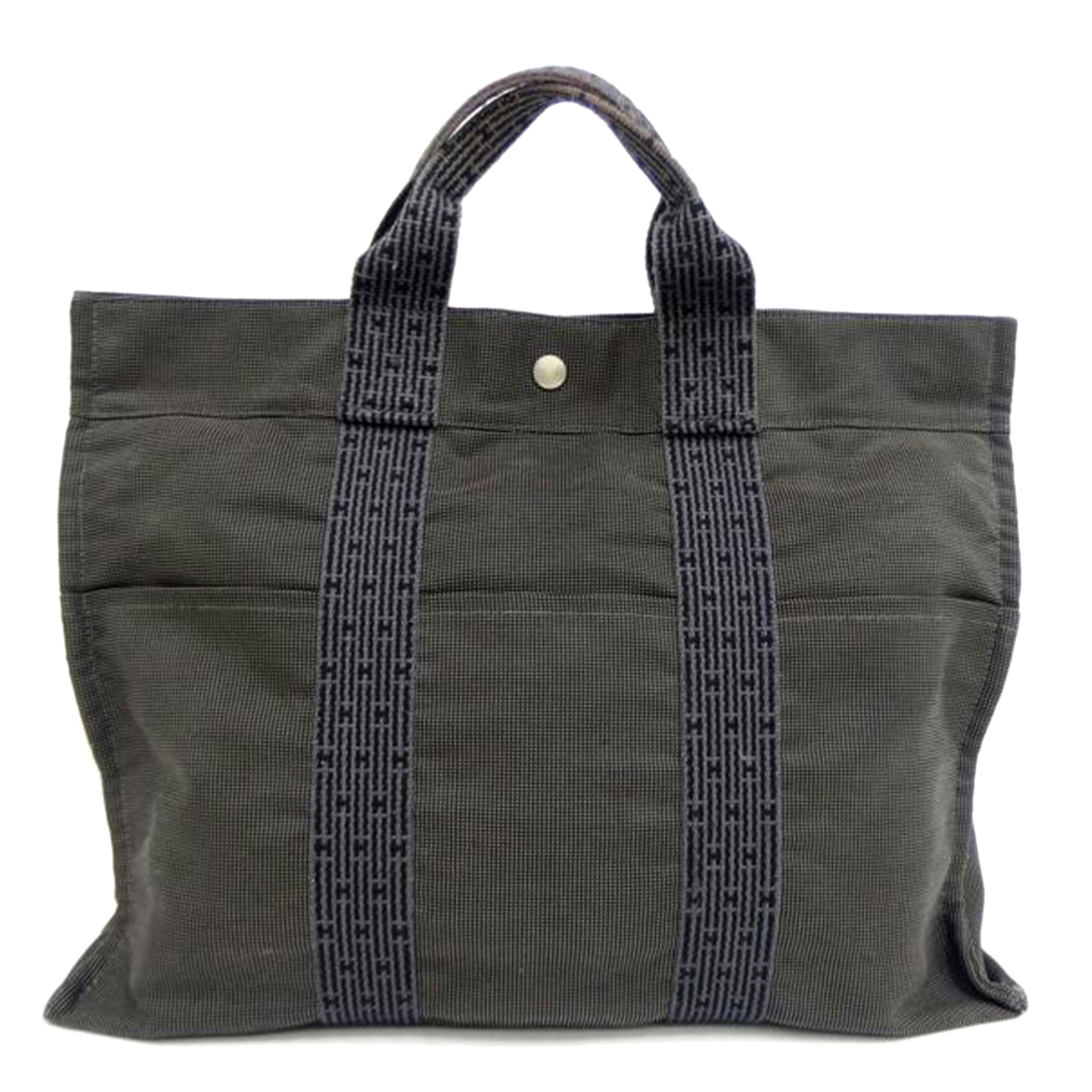 HERMES エルメス/エールライントートMM グレー//Bランク/82