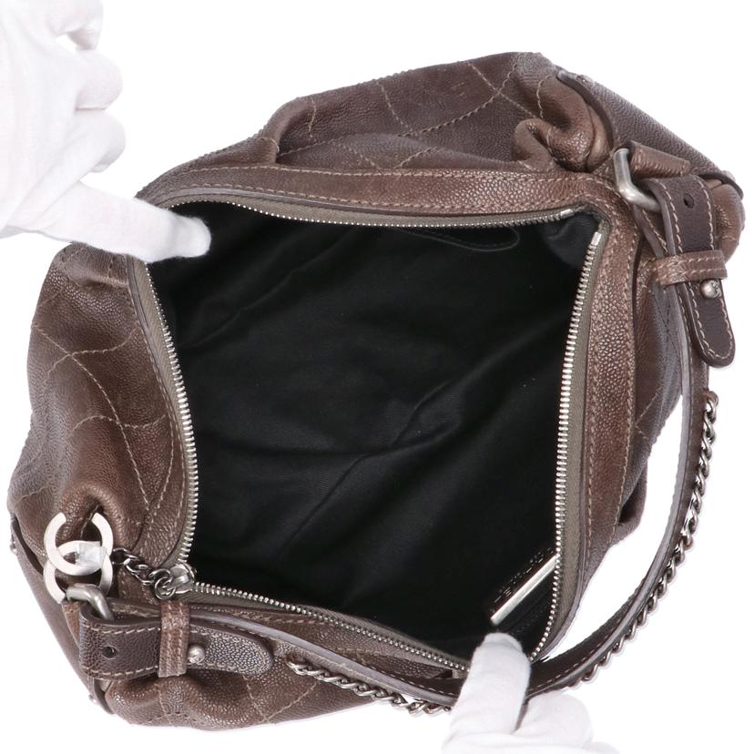 CHANEL シャネル/ワイルドステッチキャビアスキンショルダー//109*****/Bランク/75