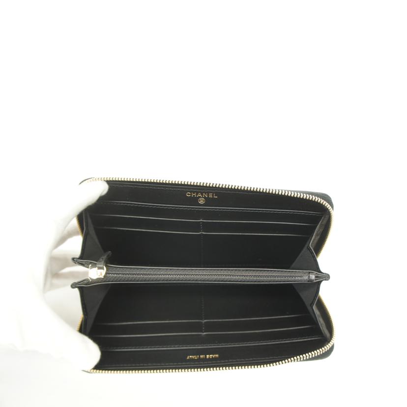 CHANEL シャネル/カメリアエンボスジッパー財布/A82281//31437521/Aランク/05