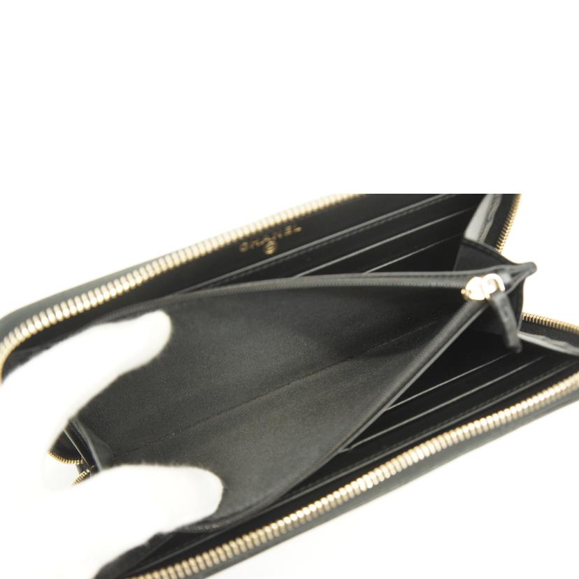 CHANEL シャネル/カメリアエンボスジッパー財布/A82281//31437521/Aランク/05