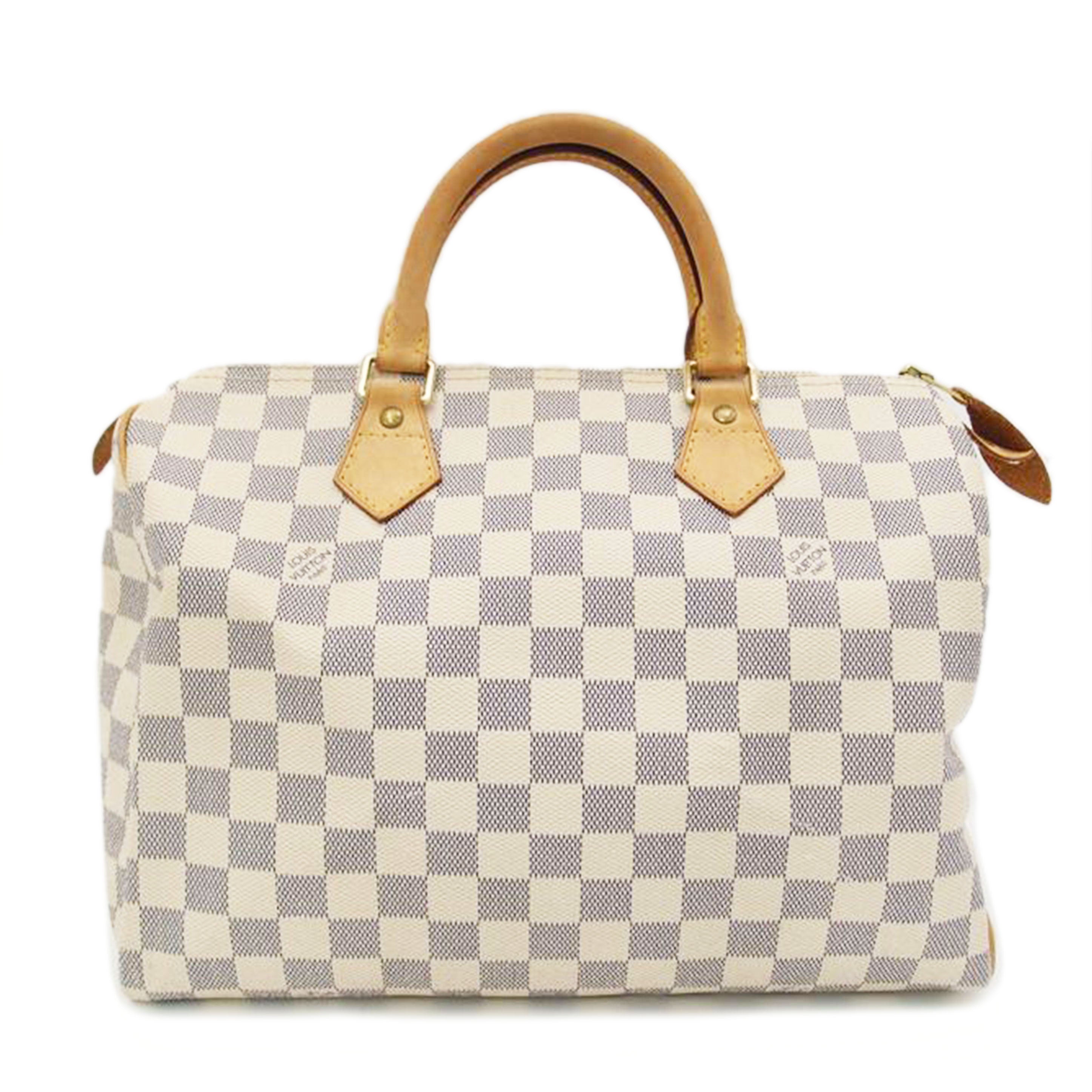 LV ルイ・ヴィトン ハンドバッグ ミニボストン レディース ホワイト/スピーディ30 /ダミエ・アズール/N41533//SP1037/ABランク/69