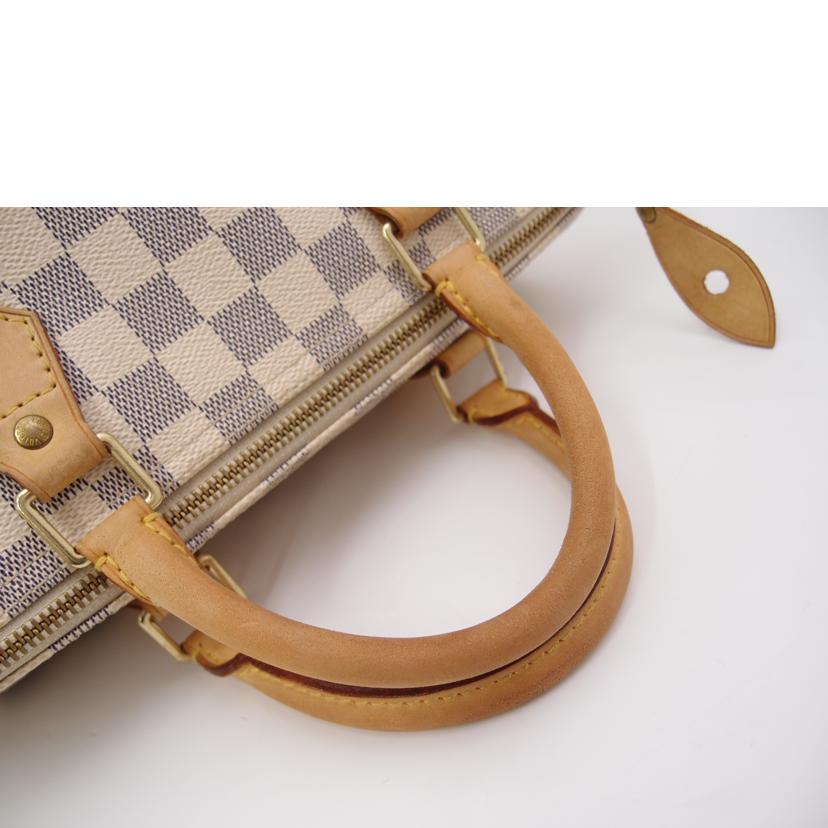 LV ルイ・ヴィトン ハンドバッグ ミニボストン レディース ホワイト/スピーディ30 /ダミエ・アズール/N41533//SP1037/ABランク/69