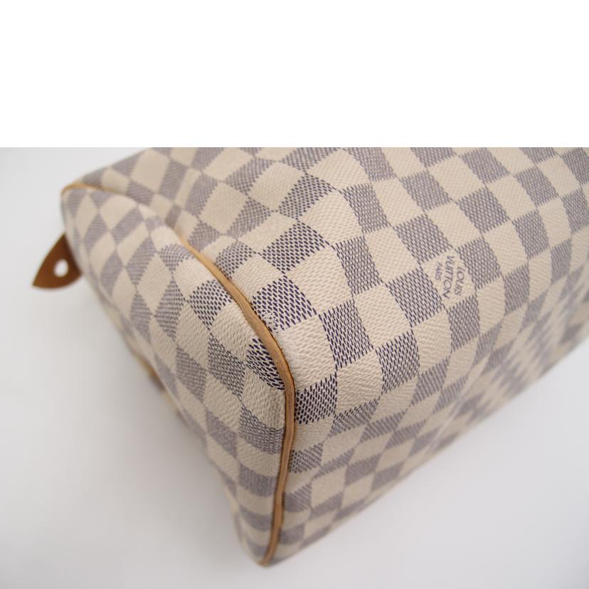 LV ルイ・ヴィトン ハンドバッグ ミニボストン レディース ホワイト/スピーディ30 /ダミエ・アズール/N41533//SP1037/ABランク/69