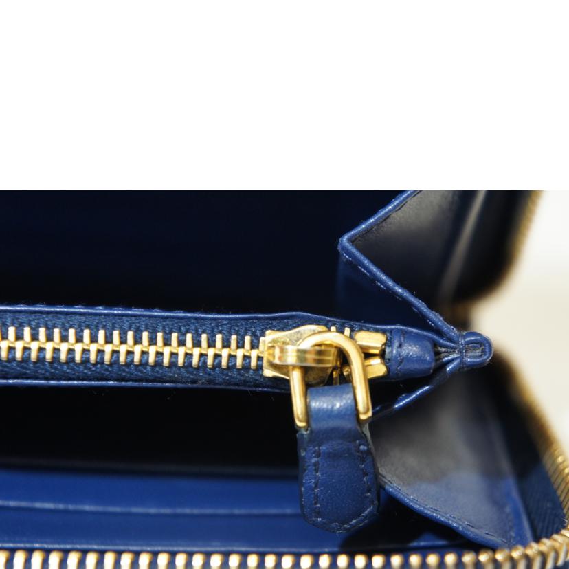 PRADA プラダ/サフィアーノラウンドファスナー長財布//204/Bランク/94