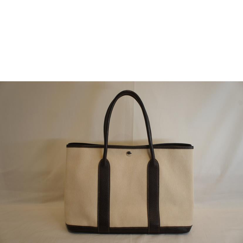 HERMES エルメス/ガーデンパーティPM/トワルアッシュ×ブッフル//V □K刻印/ABランク/92