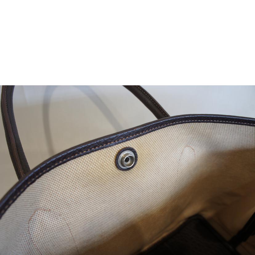 HERMES エルメス/ガーデンパーティPM/トワルアッシュ×ブッフル//V □K刻印/ABランク/92