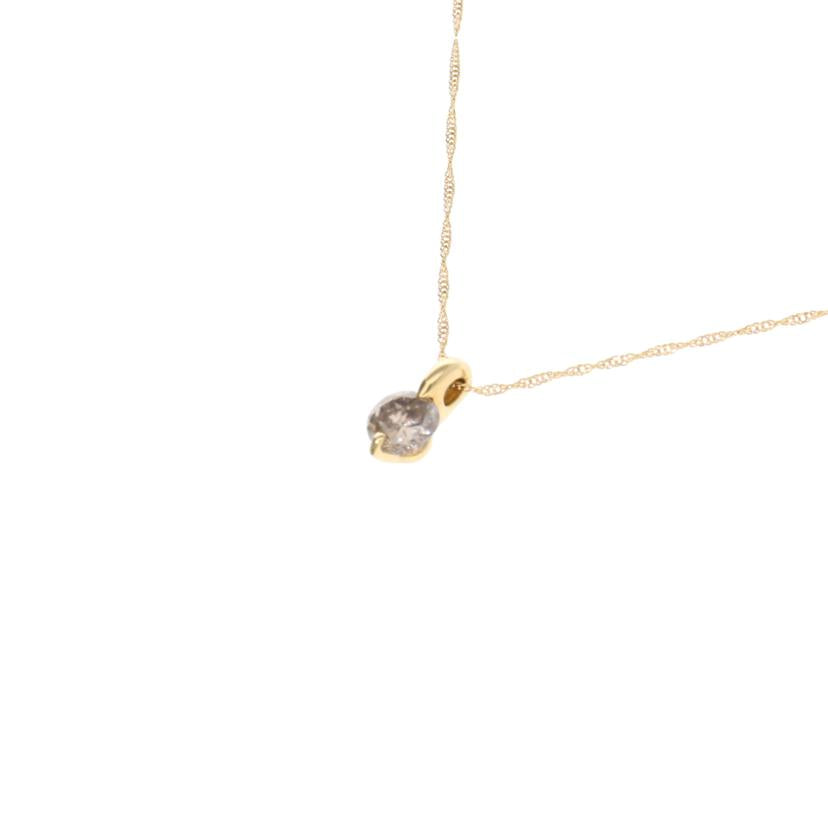 K18/K18ダイヤネックレス 0.50/1.4//0.50/Aランク/75