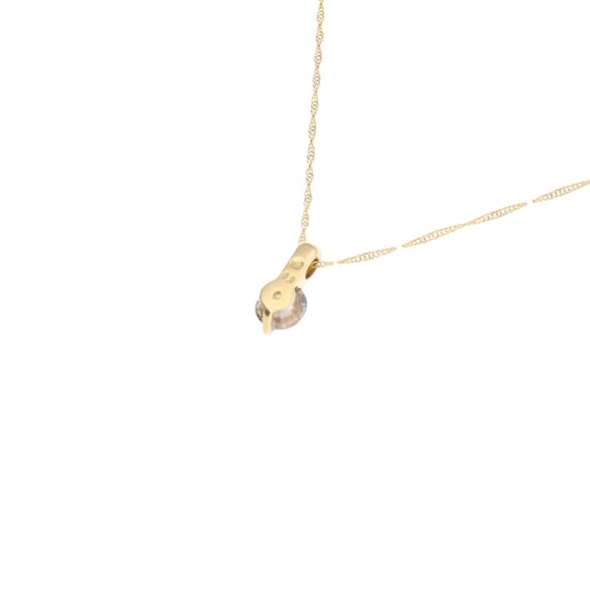 K18/K18ダイヤネックレス 0.50/1.4//0.50/Aランク/75