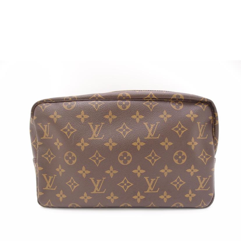 LV ルイ・ヴィトン ポーチ セカンドバッグ クラッチバッグ メイク コスメ ブラウン/トゥルース・トワレット28/モノグラム/M47522//MB1006/SAランク/69