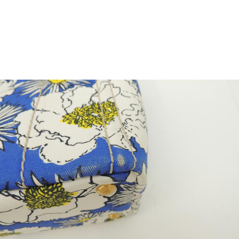 PRADA プラダ ハンドバッグ ショルダー キャンバス 花柄/カナパミニトート2way/フローラル/B2439B//100/ABランク/69