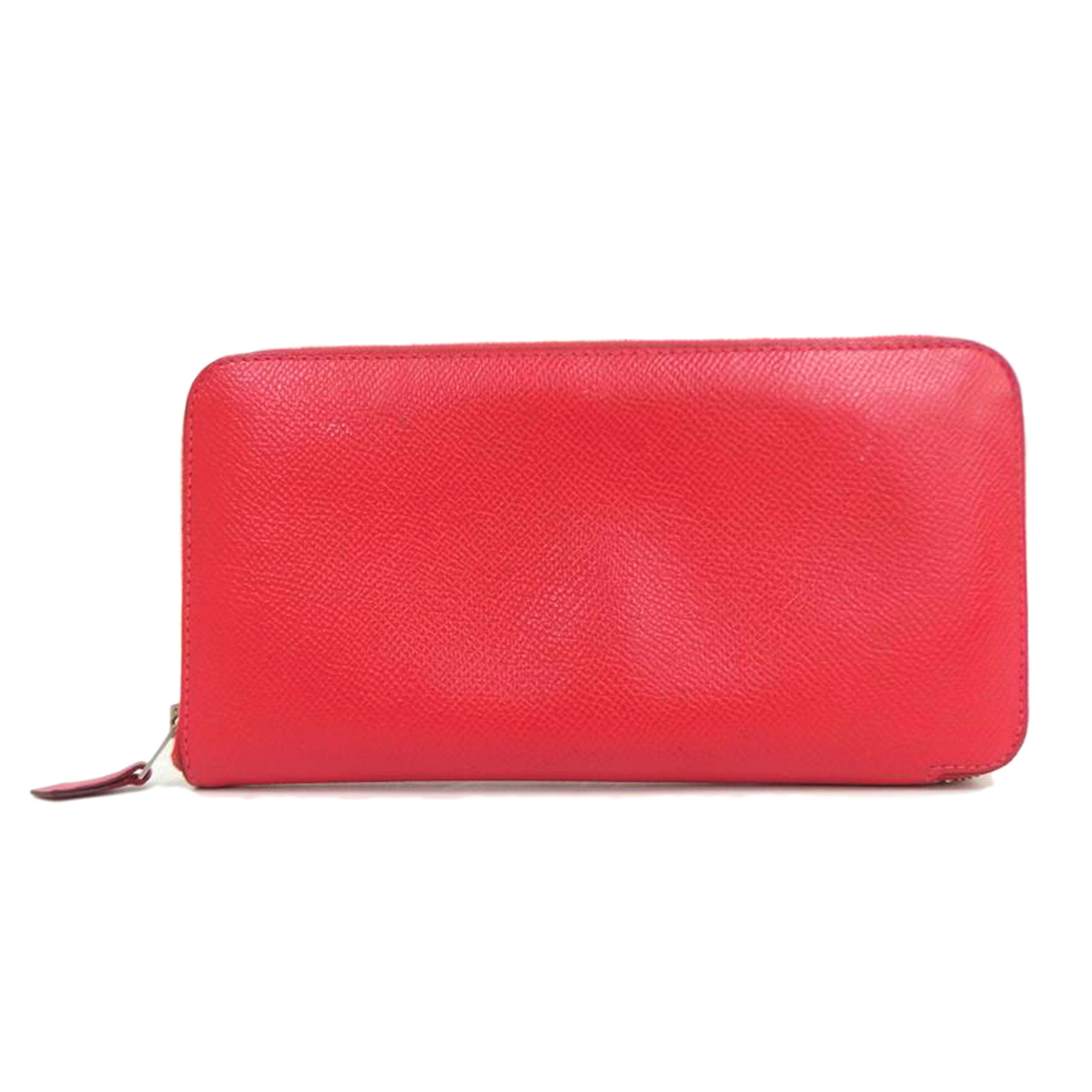 HERMES エルメス/アザップロング レザー/赤//□R 2014年製/Bランク/82