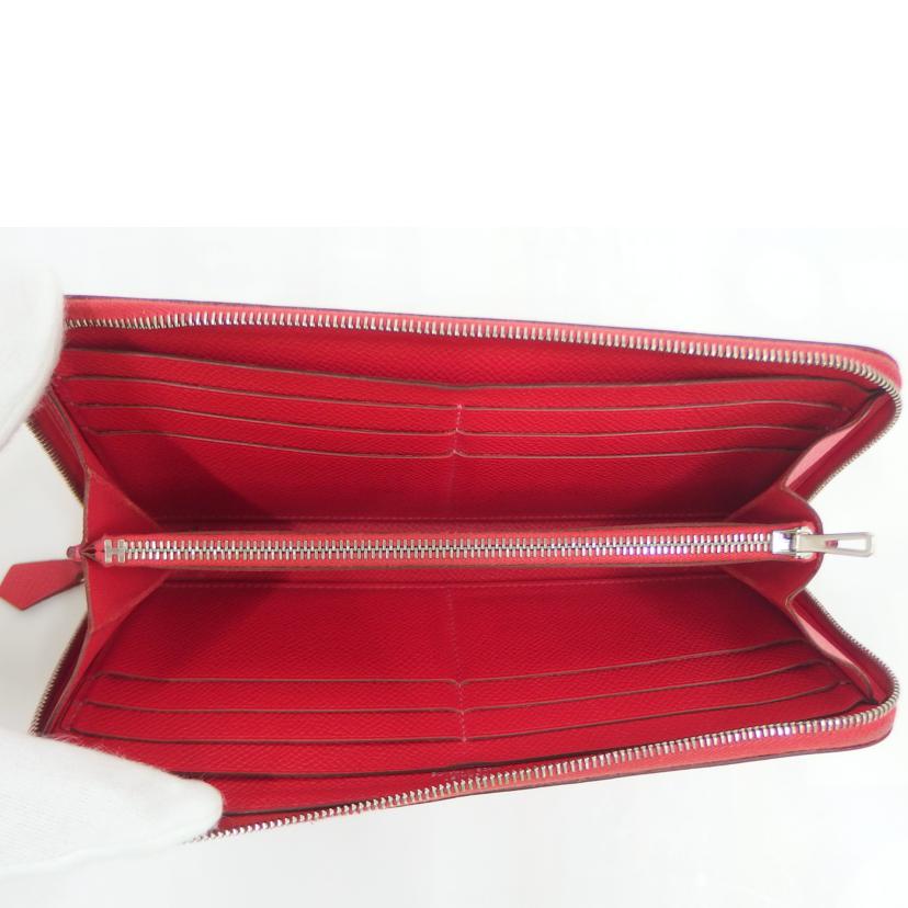 HERMES エルメス/アザップロング レザー/赤//□R 2014年製/Bランク/82