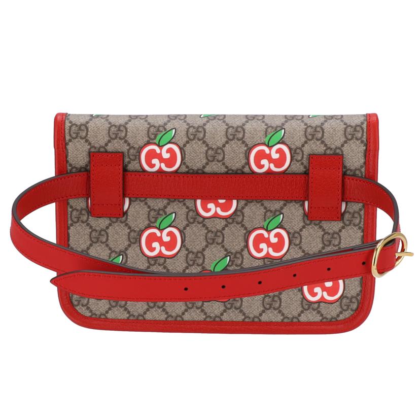 GUCCI グッチ/GGアップルプリント/ベルトバッグ/625233//467891/SAランク/75