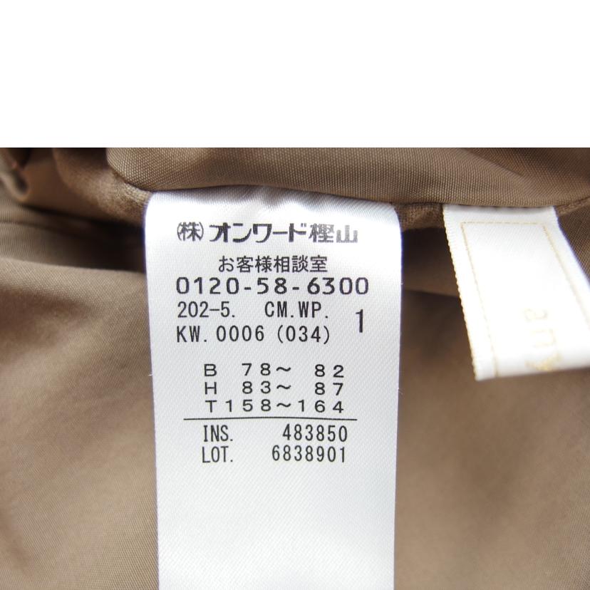 any sis/any sis リバーシブル フーデッド ショートダウン ジャケット フォックス ファー ベージュ サイズ1/KW0006 202-5//Aランク/83