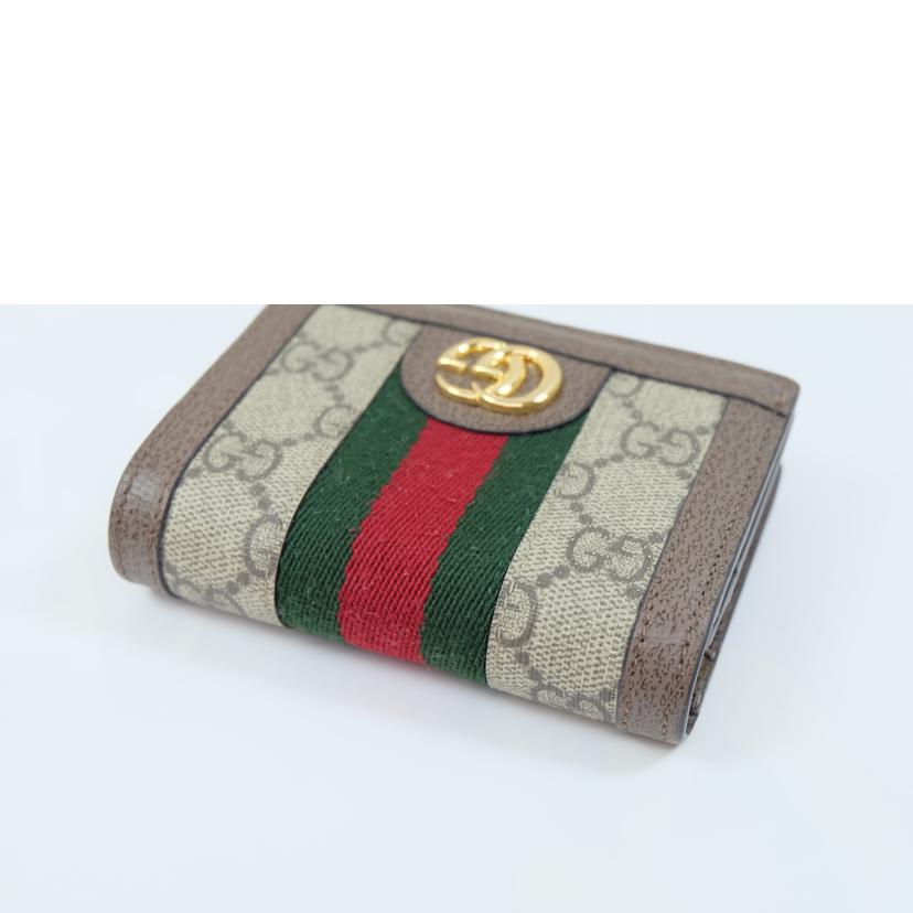 GUCCI グッチ/オフィディアGGコンパクトウォレット/523155//7266/ABランク/71