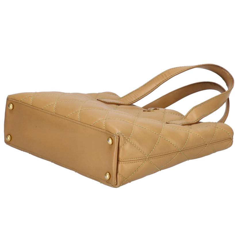 CHANEL シャネル/ワイルドステッチトート/ベージュ//9576300/Bランク/75