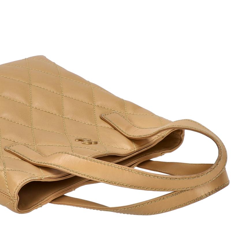 CHANEL シャネル/ワイルドステッチトート/ベージュ//9576300/Bランク/75