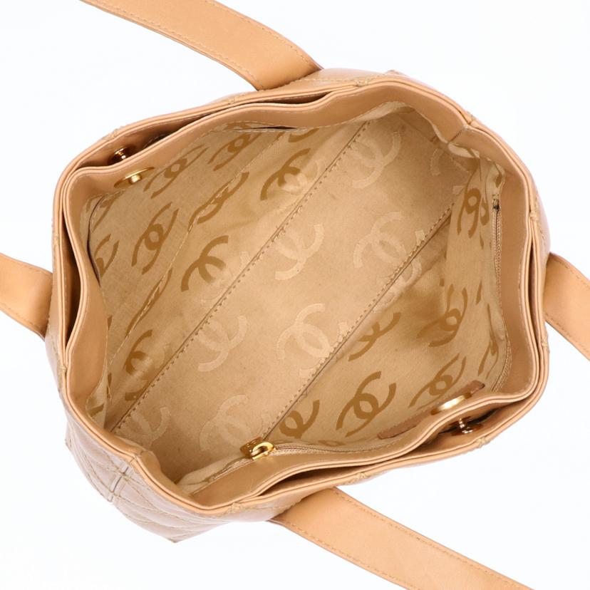 CHANEL シャネル/ワイルドステッチトート/ベージュ//9576300/Bランク/75