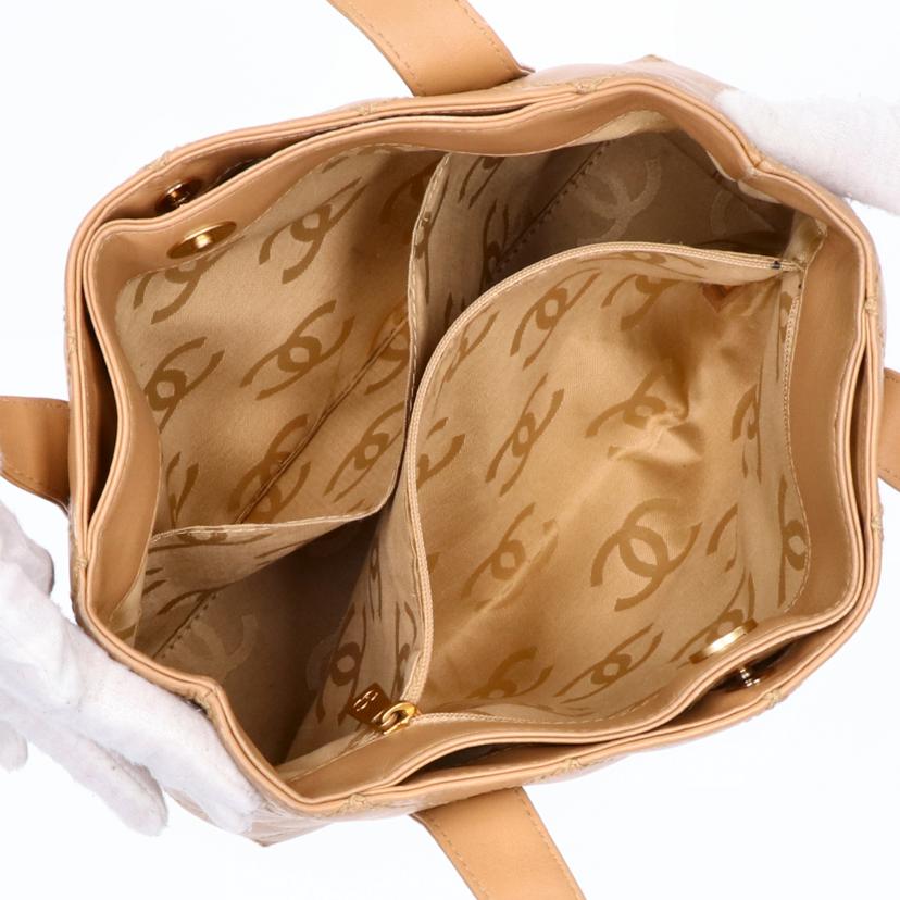 CHANEL シャネル/ワイルドステッチトート/ベージュ//9576300/Bランク/75