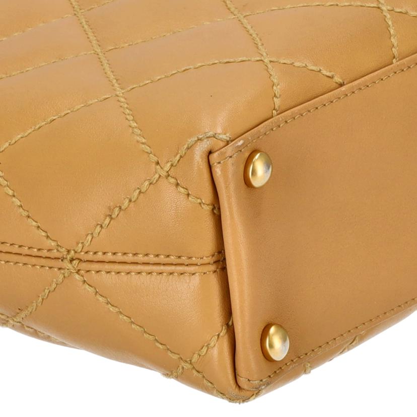 CHANEL シャネル/ワイルドステッチトート/ベージュ//9576300/Bランク/75