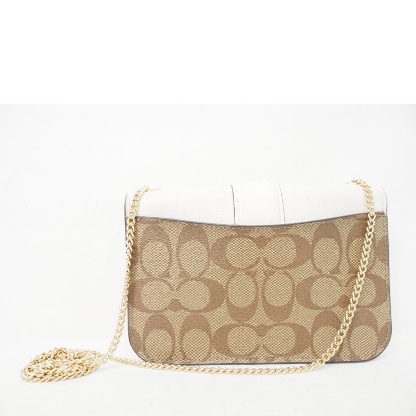 COACH コーチ/シグネチャージョージ/チェーンショルダー/ウォレット/7287//B2280/ABランク/78