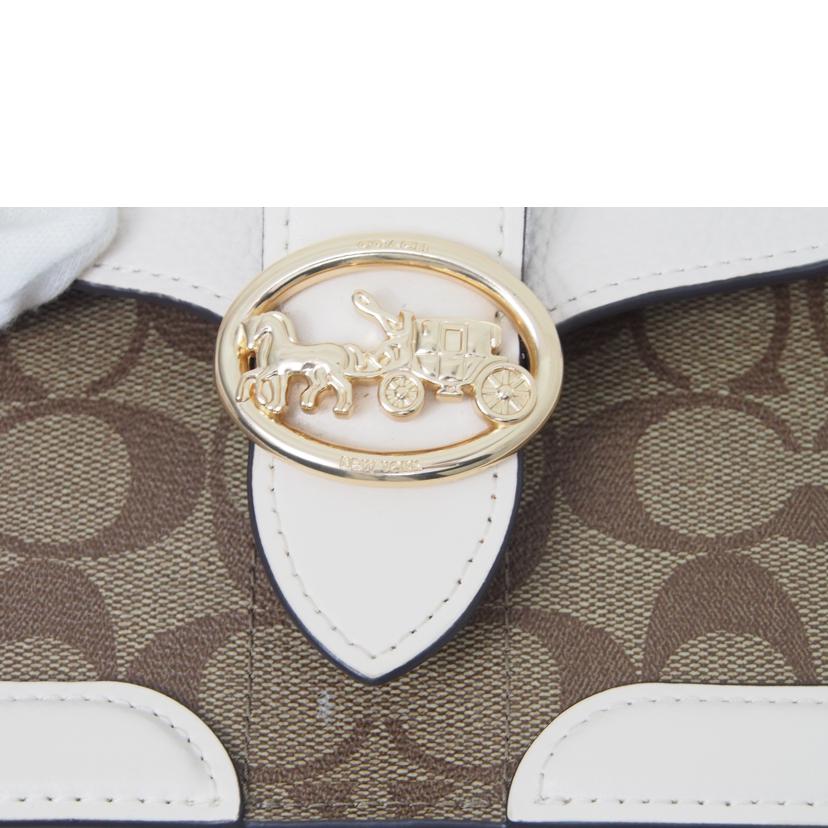 COACH コーチ/シグネチャージョージ/チェーンショルダー/ウォレット/7287//B2280/ABランク/78