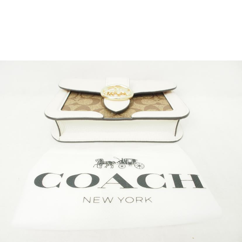 COACH コーチ/シグネチャージョージ/チェーンショルダー/ウォレット/7287//B2280/ABランク/78