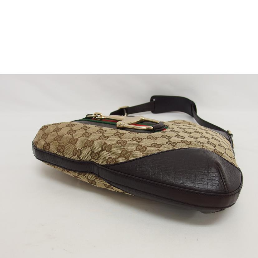 GUCCI グッチ/GGキャンバス/ホースビット/セミショルダーバッグ/137388//204046/ABランク/04