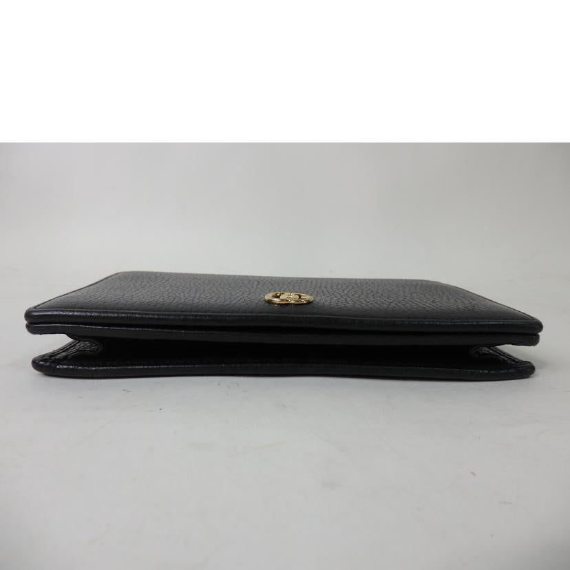 GUCCI グッチ/GGマーモントチェーンウォレット/黒/497985//493075/ABランク/84