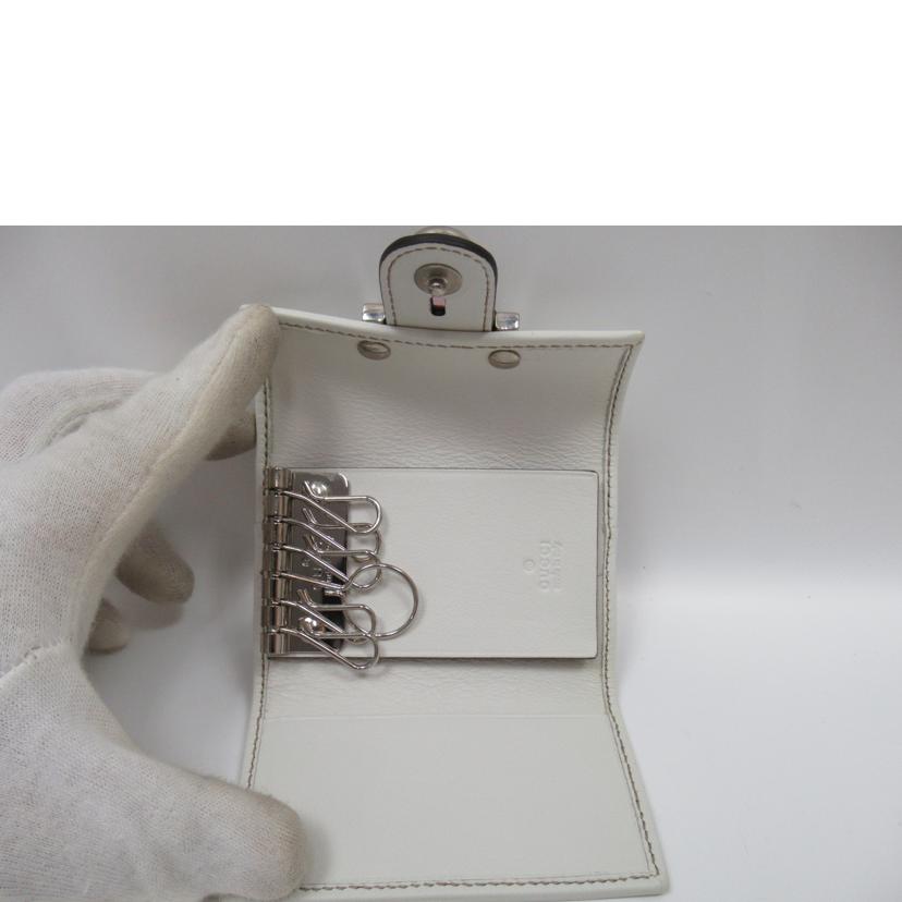 GUCCI/6連キーケース/シェリーライン/233007//496***/Aランク/63