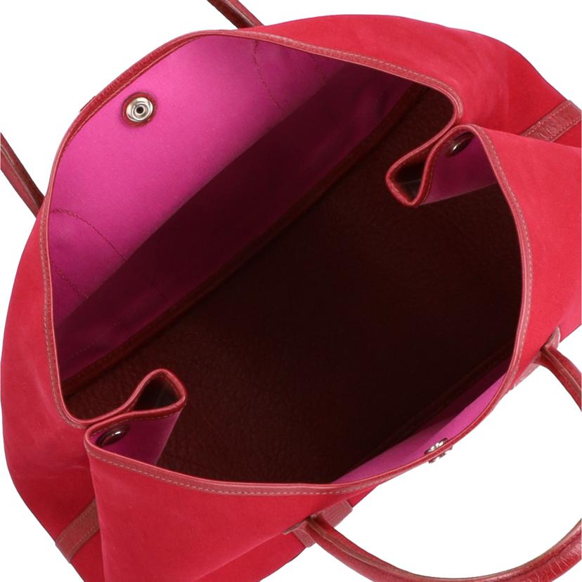 HERMES エルメス HERMES ガーデンパーティ36 ルージュインペリアル ハンドバッグ レディース/ エルメスガーデンパーティ36/ルージュインペリアル//046******/Bランク/37
