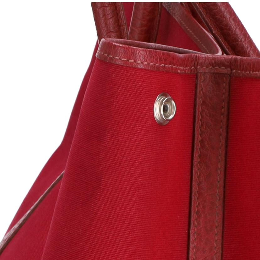 HERMES エルメス HERMES ガーデンパーティ36 ルージュインペリアル ハンドバッグ レディース/ エルメスガーデンパーティ36/ルージュインペリアル//046******/Bランク/37