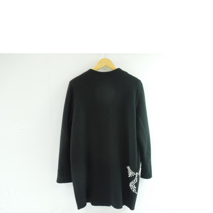 LANVIN COLLECTION/LANVIN COLLECTION ビジュウ付きウールコート サイズ38/2103901//ABランク/83