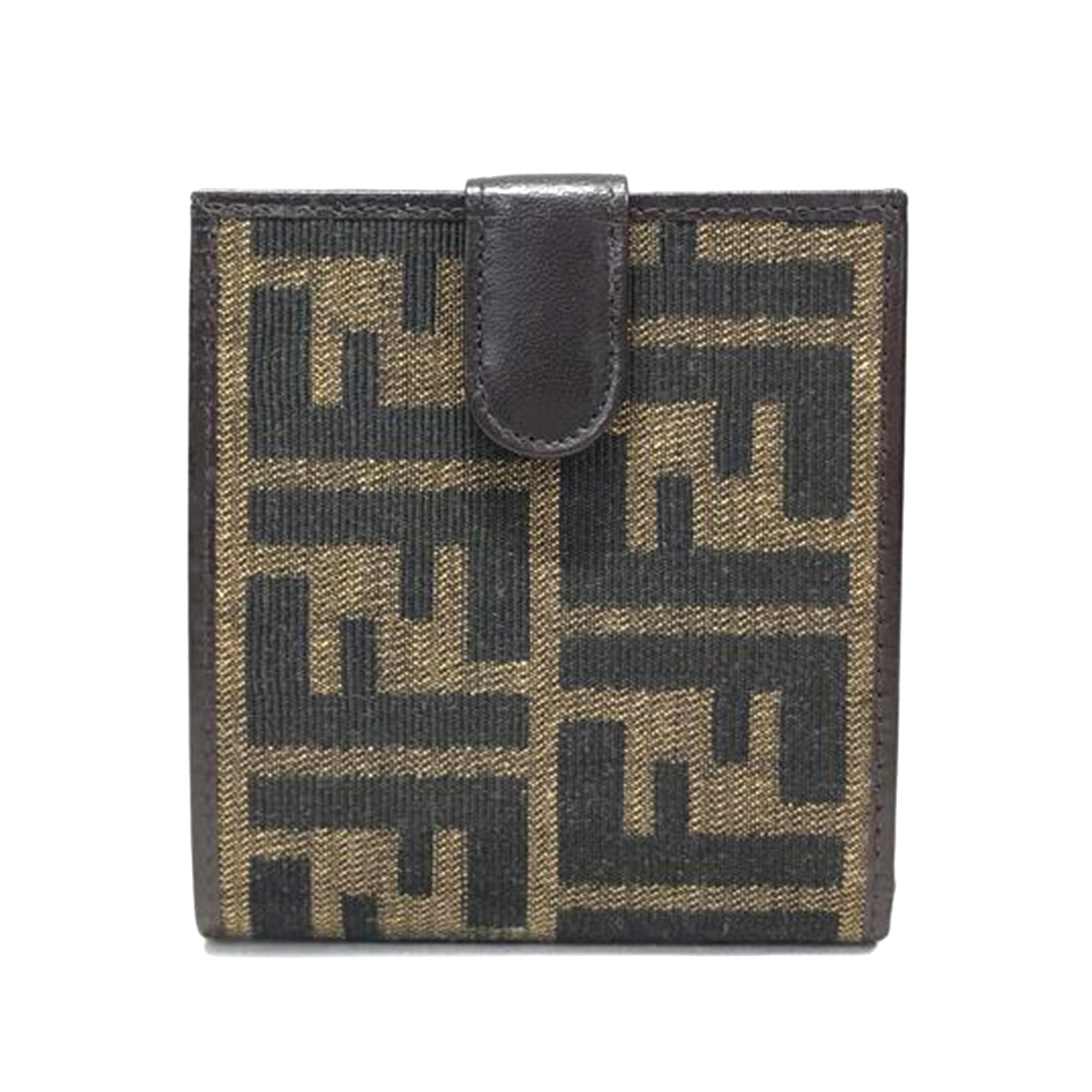 FENDI フェンディ/ズッカ柄2つ折り財布/07.15814.001//ABランク/51