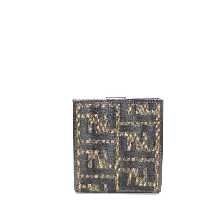 FENDI フェンディ/ズッカ柄2つ折り財布/07.15814.001//ABランク/51