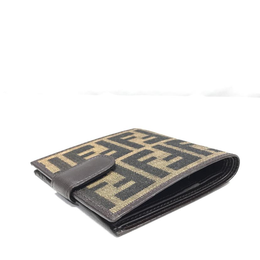 FENDI フェンディ/ズッカ柄2つ折り財布/07.15814.001//ABランク/51
