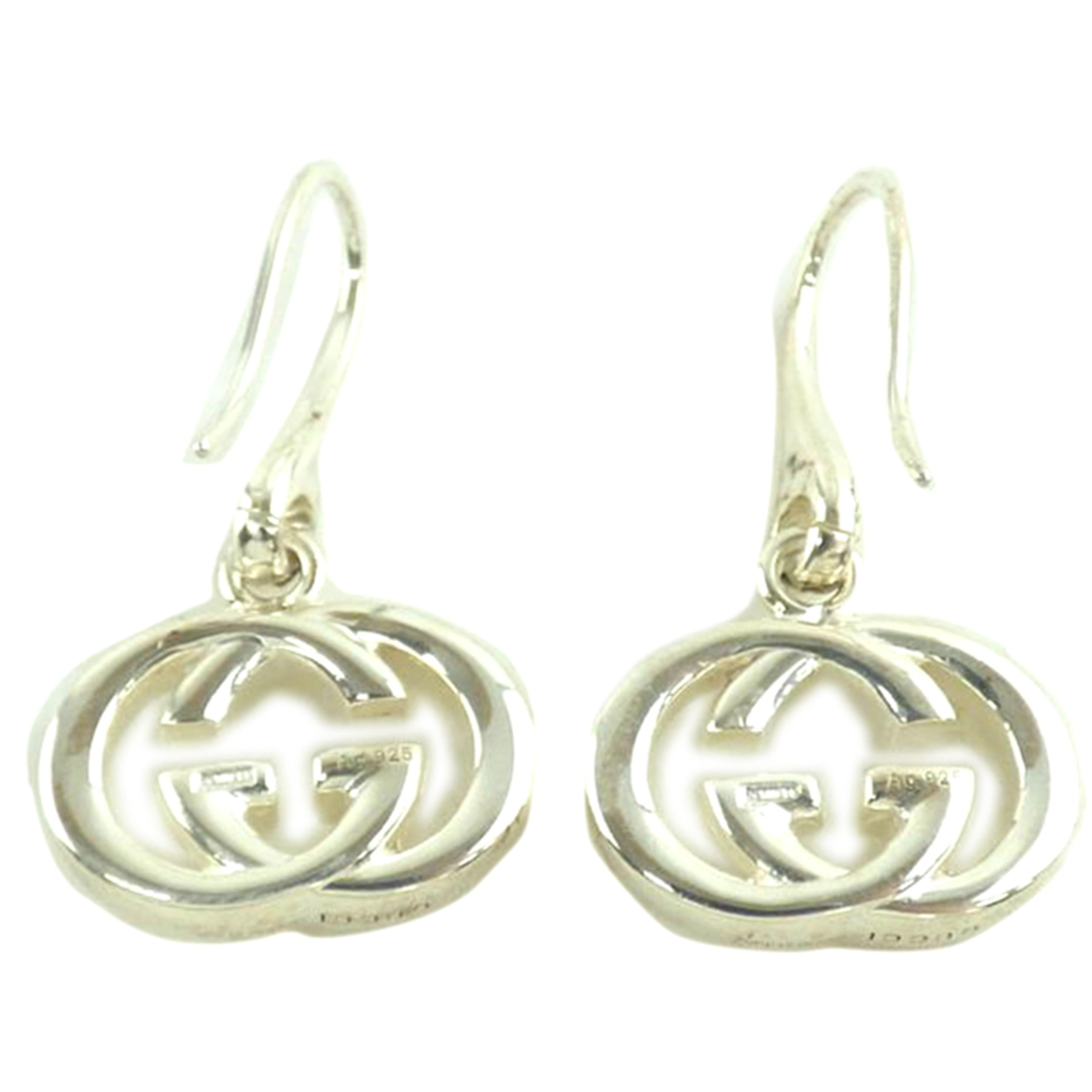GUCCI グッチ/シルバーピアス//Bランク/64