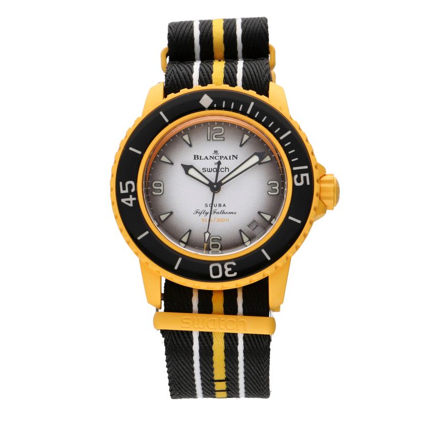 Blancpain×SWATCH Blancpain×SWATCH/ブランパン×スウォッチ/パシフィックオーシャン/自動巻/S035P100//Aランク/75