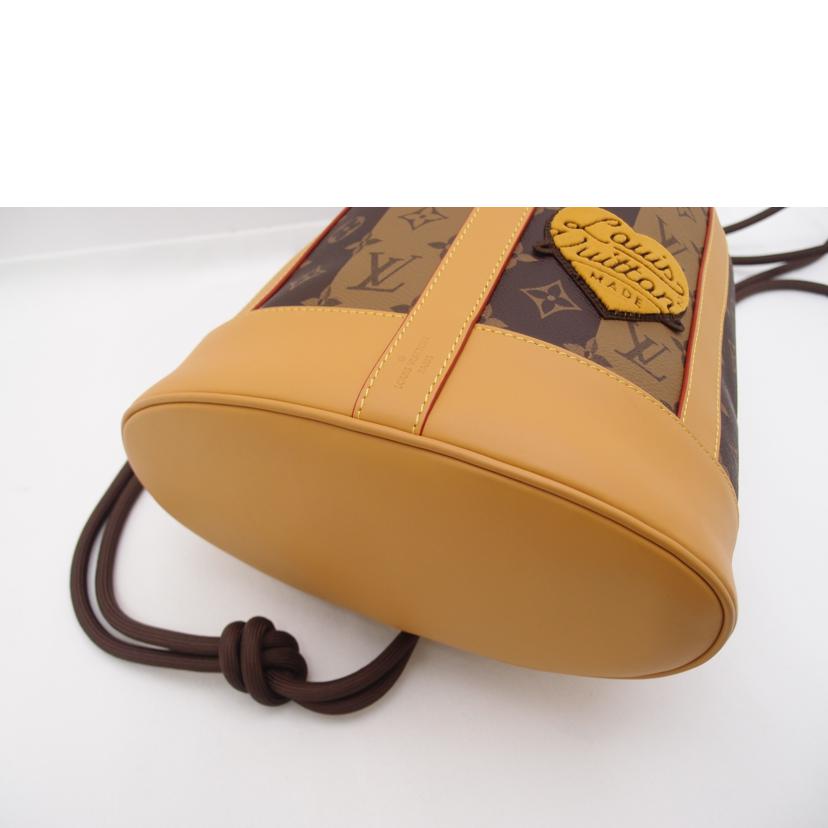 LOUIS VUITON ルイヴィトン リュック バックパック デイパック メンズ レディース 茶/ランドネメッセンジャー/NIGO/モノグラムストライプ/M45968//RFI****/SAランク/69