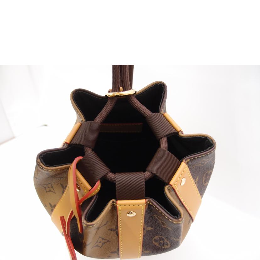 LOUIS VUITON ルイヴィトン リュック バックパック デイパック メンズ レディース 茶/ランドネメッセンジャー/NIGO/モノグラムストライプ/M45968//RFI****/SAランク/69